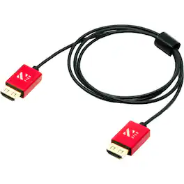 ZILR - 8K Ultra Speed Hyper Thin HDMI 2.1 Cable 1M 39" Type-A- Type-A Secure Locking, 8K60, 4320p, 4K120, 2160p,