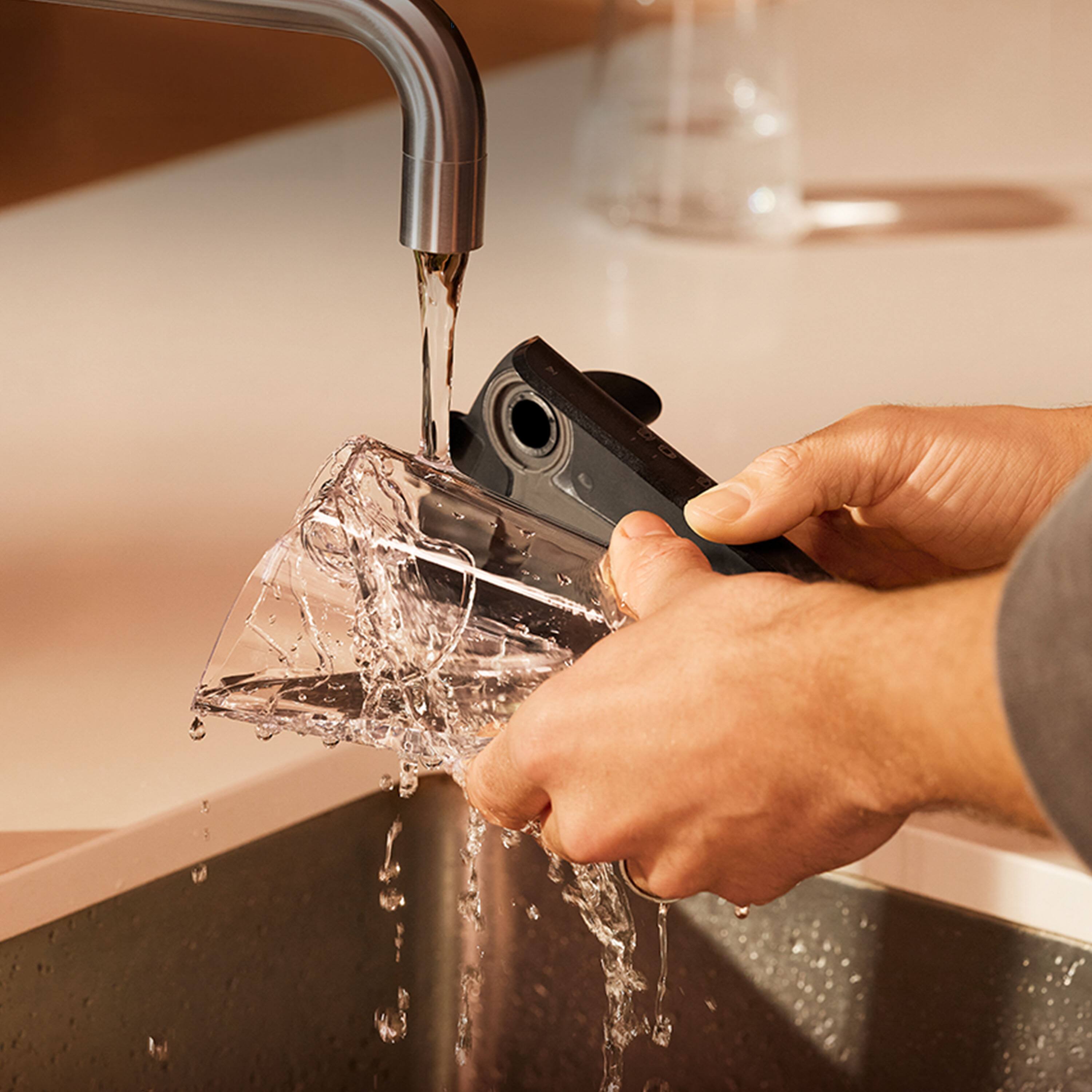 Alt View 7. Philips - Philips 5500 Fully Automatic Espresso Machine with LatteGo Milk Frother, Grey Chrome - Black/Silver.