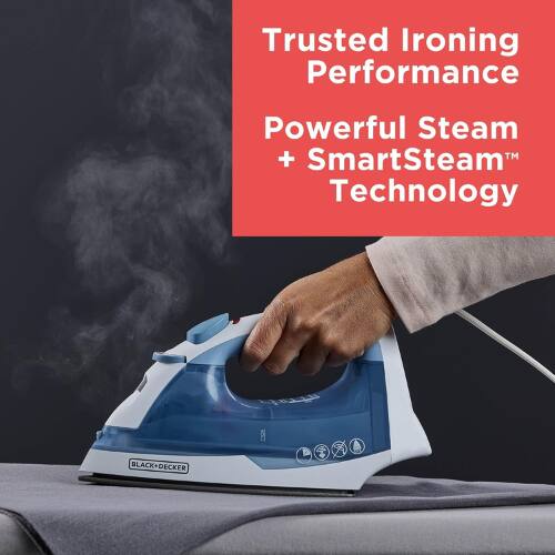 Trusted Ironing Performance  
Powerful Steam + SmartSteam™ Technology  
BLACK+DECKER