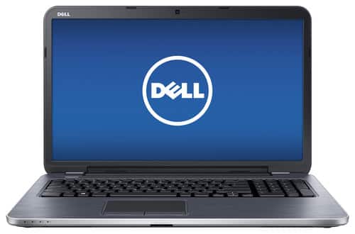 Front Standard. Dell - Inspiron 17.3" Laptop - 8GB Memory - 1TB Hard Drive - Moon Silver.