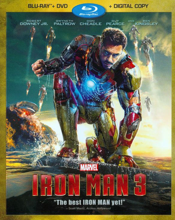  Iron Man 3 [2 Discs] [Includes Digital Copy] [Blu-ray/DVD] [2013]