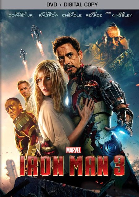 Front Standard. Iron Man 3 [Includes Digital Copy] [DVD] [2013].