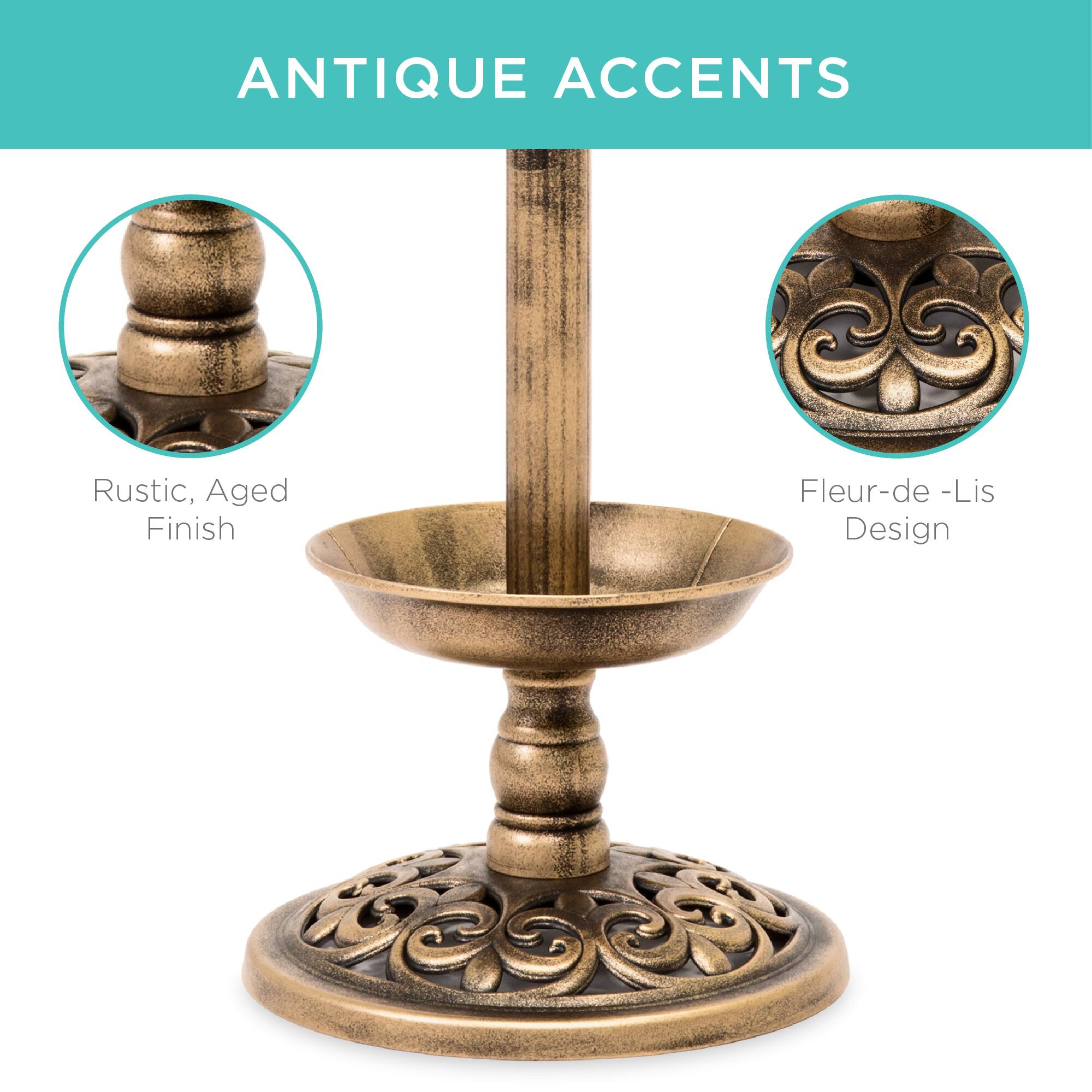 ANTIQUE ACCENTS

Rustic, Aged Finish

Fleur-de-Lis Design
