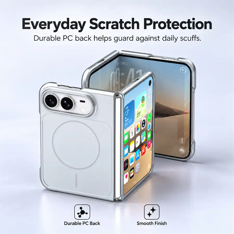 Removal Screen Protector From Computer Dteck Magnetic Case for iPhone Duo 2026, Shockproof Compatible with ...