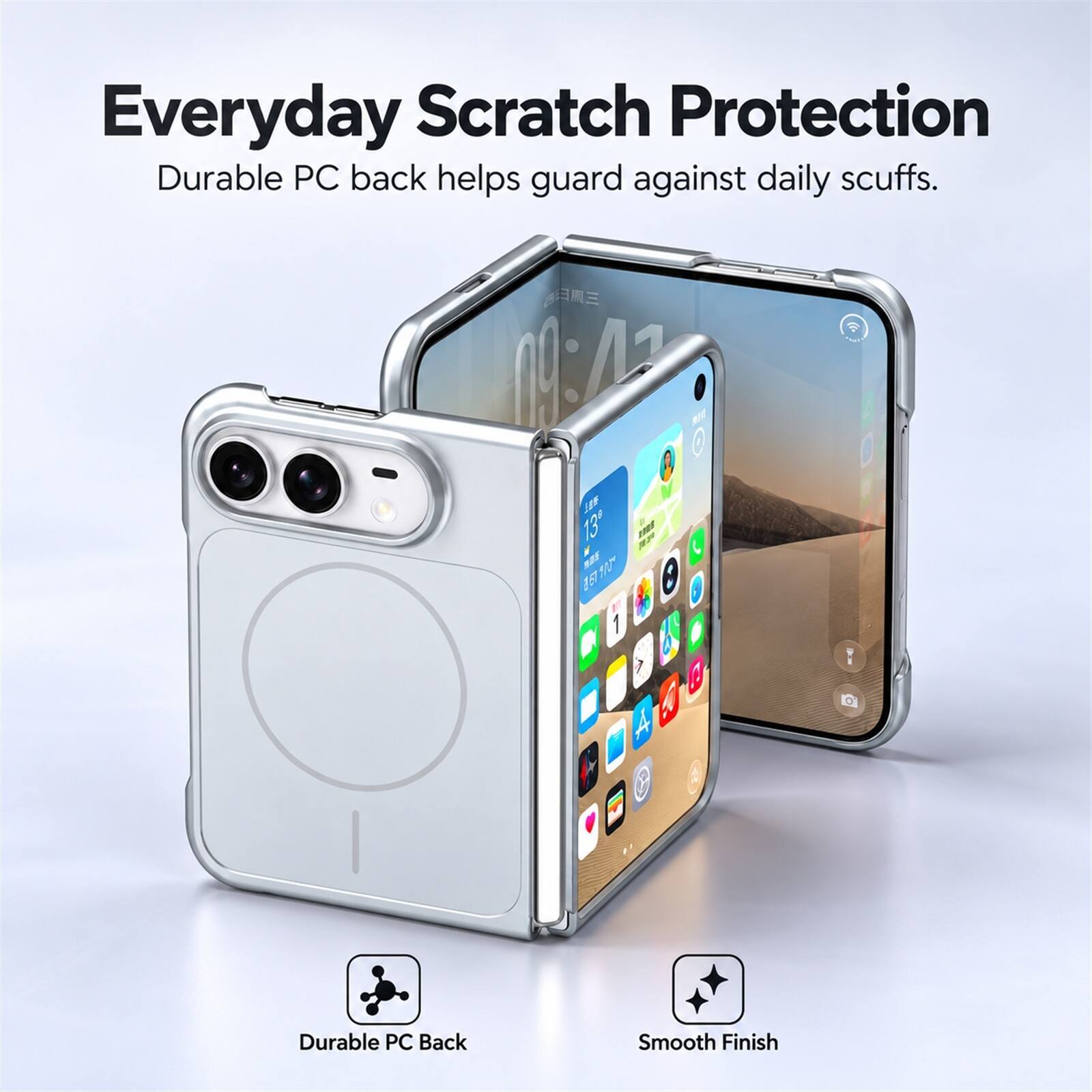 Dteck Magnetic Case for iPhone Duo 2026, Shockproof Compatible with ...