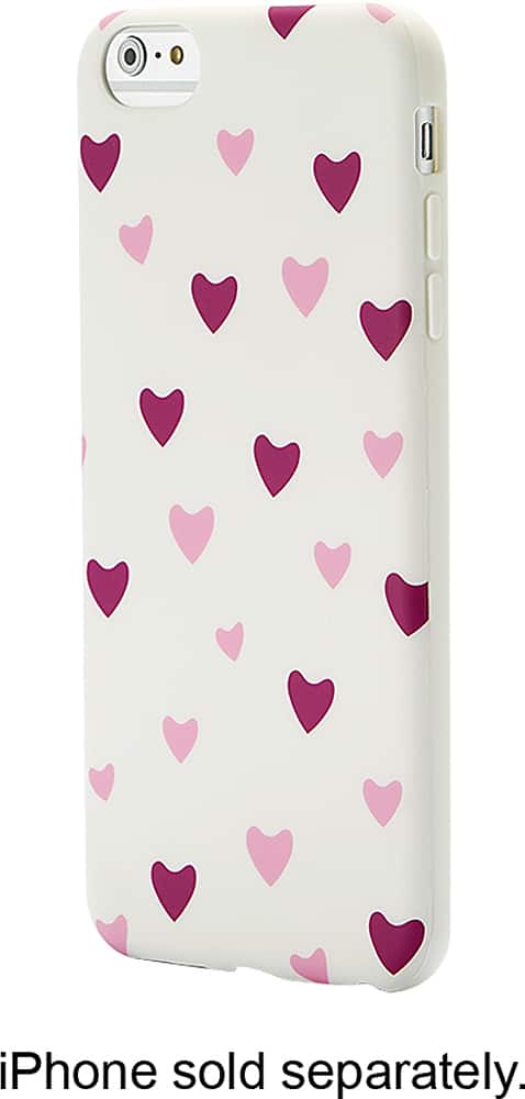 Front. Dynex™ - Case for Apple® iPhone® 6 Plus - Purple/White.