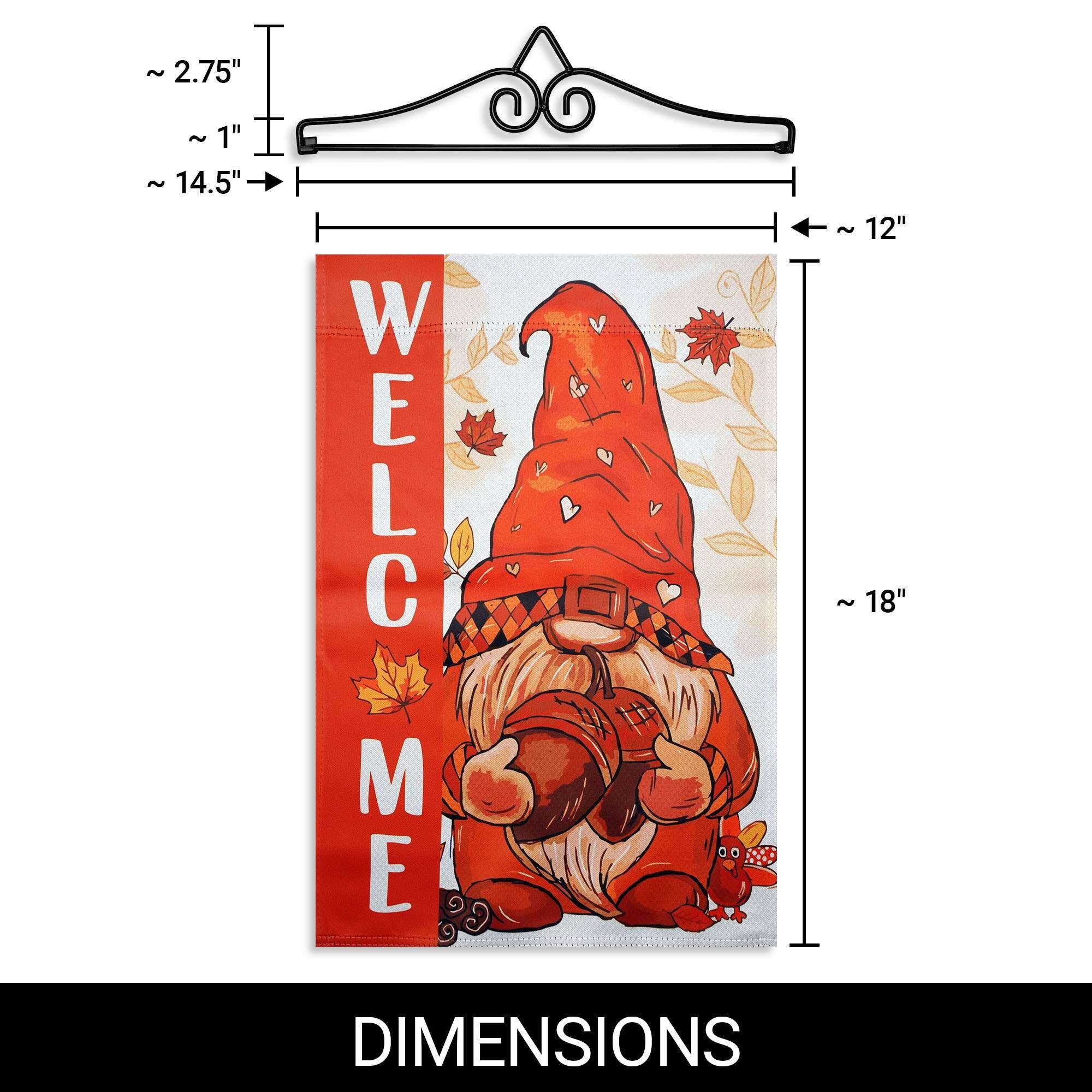 ~2.75"  
~1"  
~14.5"  
12"  
WELCOME  
~18"  
DIMENSIONS