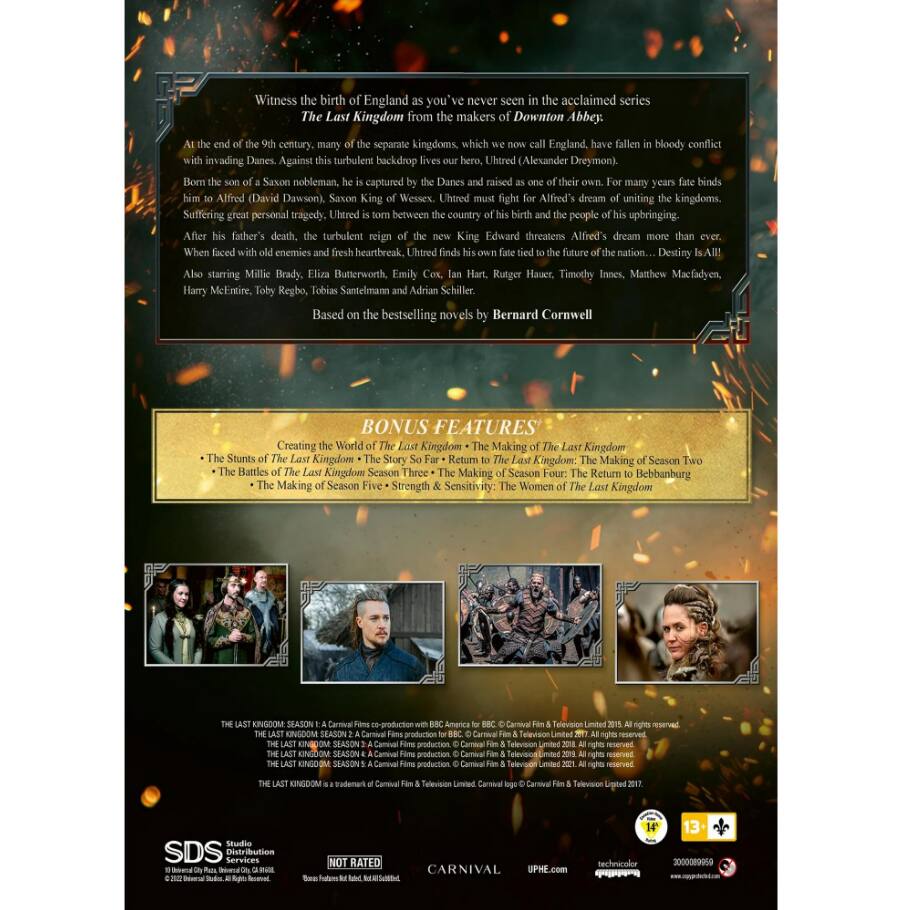 Left. The Last Kingdom: The Complete Series (Box Set) [DVD].