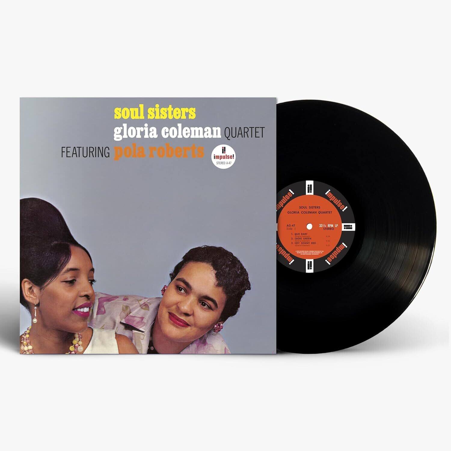 soul sisters  
gloria coleman QUARTET  
FEATURING pola roberts  
impulse!  
STEREO  
A  
1. SOUL SISTERS  
2. I GOT A MAN  
B  
1. I GOT A MAN  
2. I GOT A MAN