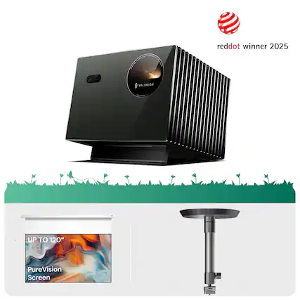 1. I - M reddot winner 2025
2. VALERION - UP TO 120" PureVision Screen