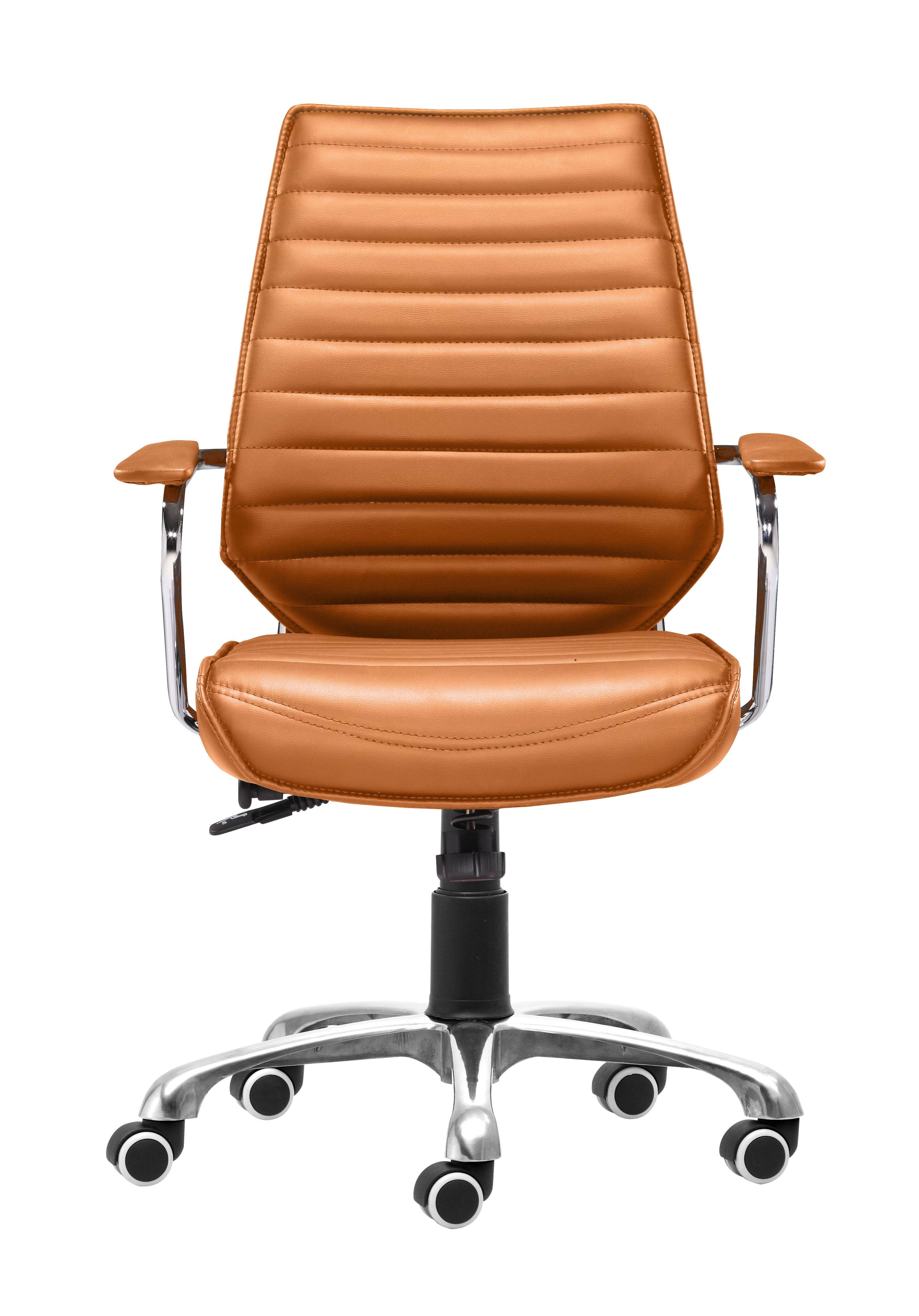 Alt View 1. Hivvago - Enterprise Low Back Office Chair Terracotta - Terracotta.