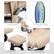 PURER STENSIT PAME FRESS WOOE Side Pocket Remote Control Footstool Thick Padding