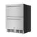 Angle. Koolmore - 24 in. Built-in Two-Drawer Refrigerator in Stainless-Steel (KM-OKS-RD2) - Black and Silver.