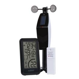La Crosse Technology - Monochromatic Digital Wind Speed Weather Station with Wind Sensor - Black