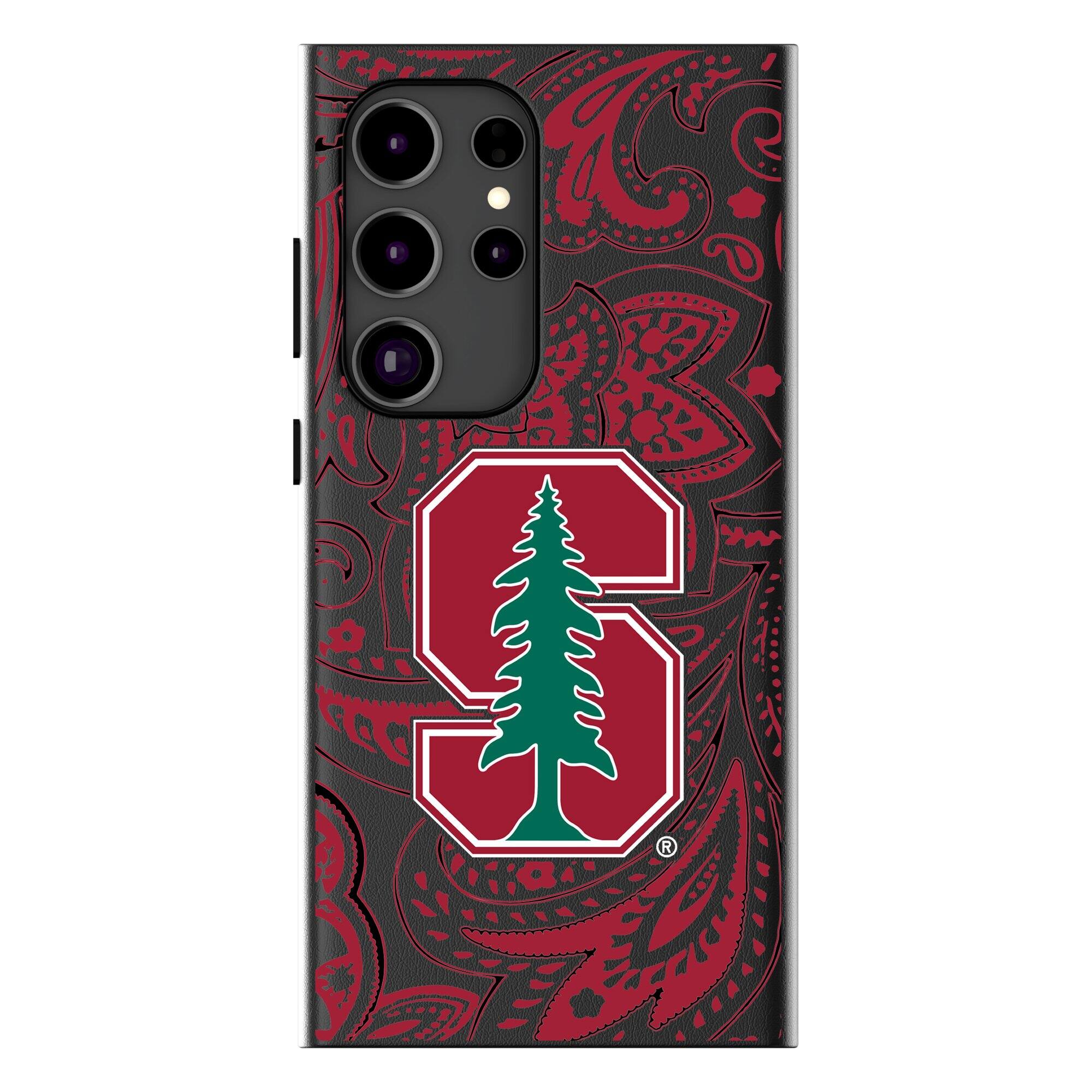 Keyscaper - NCAA - Stanford Cardinal Paisley Galaxy Magnetic Bump Case - S25 Ultra - Black price history on PriceWatchPro