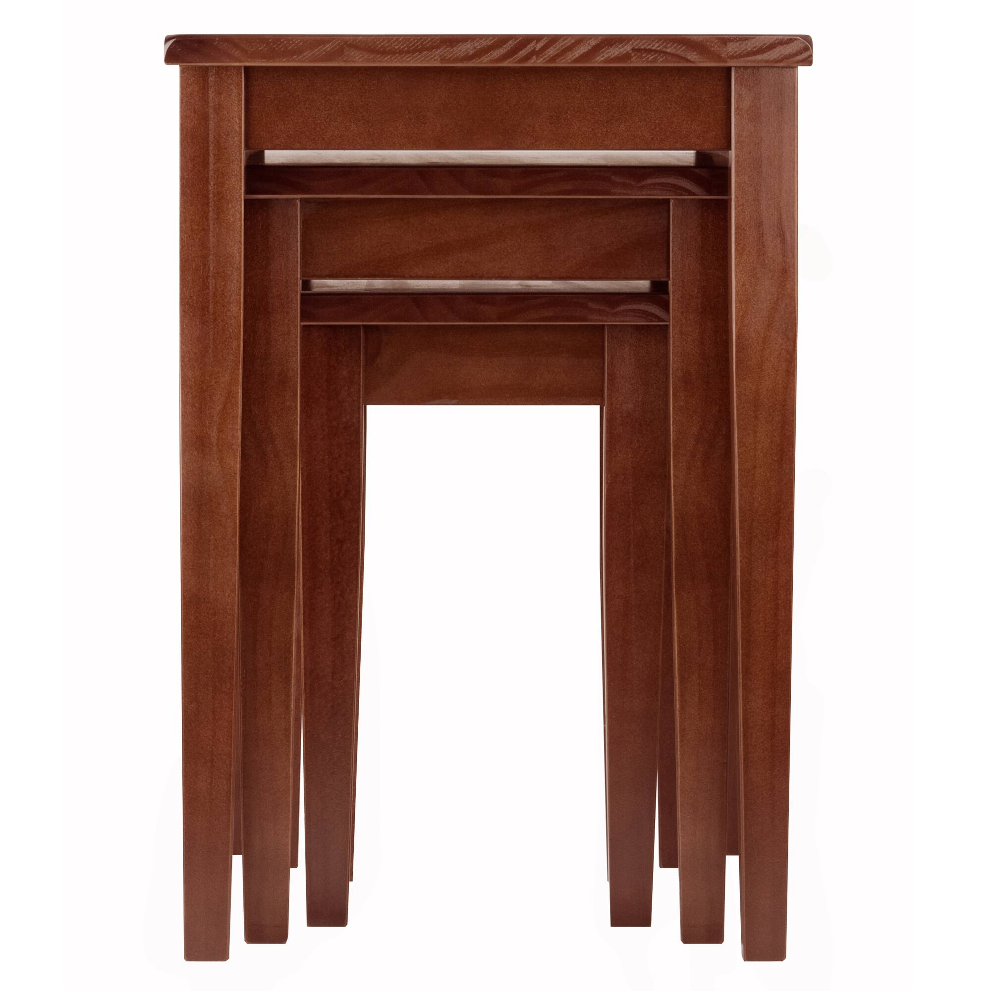 Alt View 5. Winsome Wood - Regalia 3-Pc Nesting Table Set - Walnut.