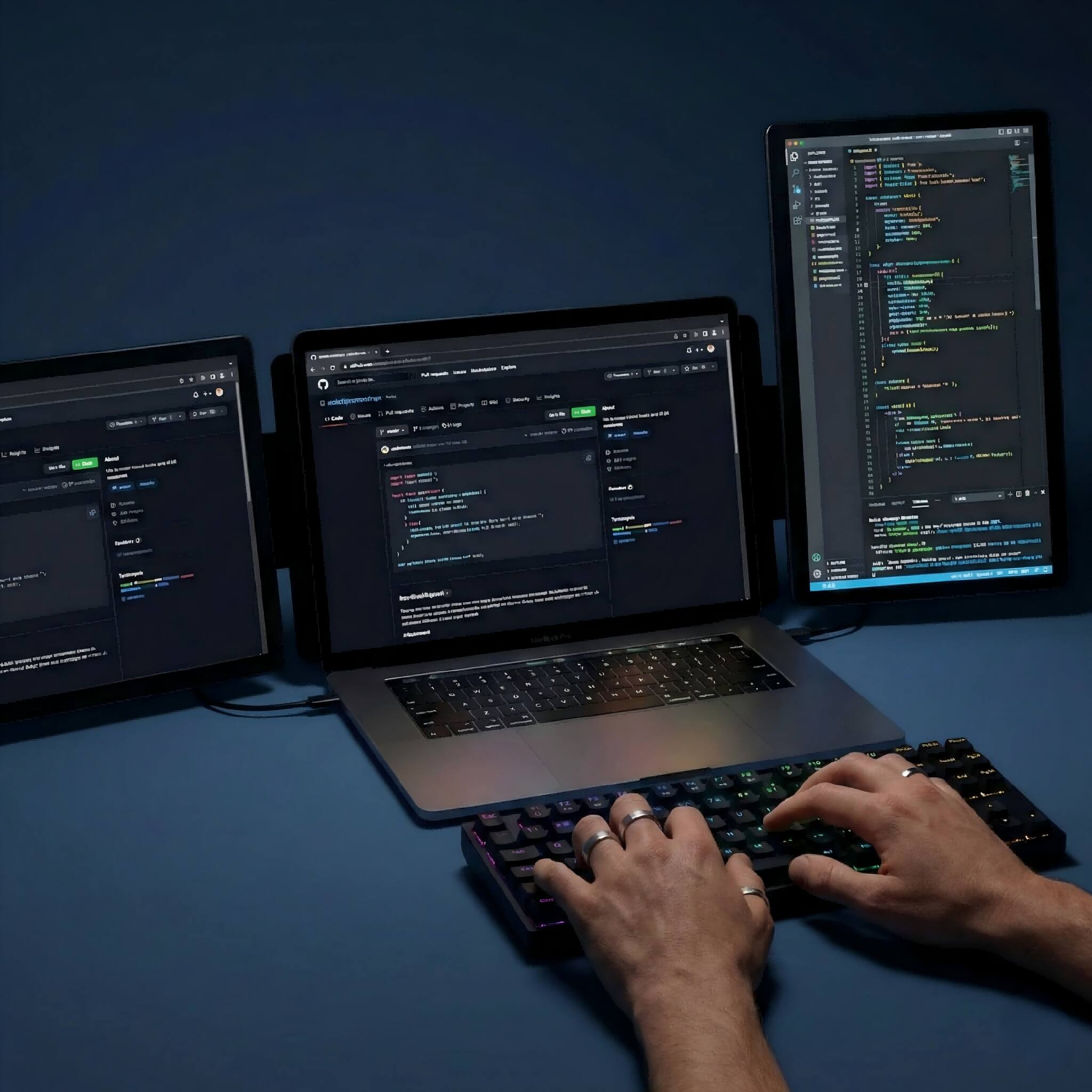 Left. INVZI - INVZI MagHub Dual 16” Portable Screen Extender.