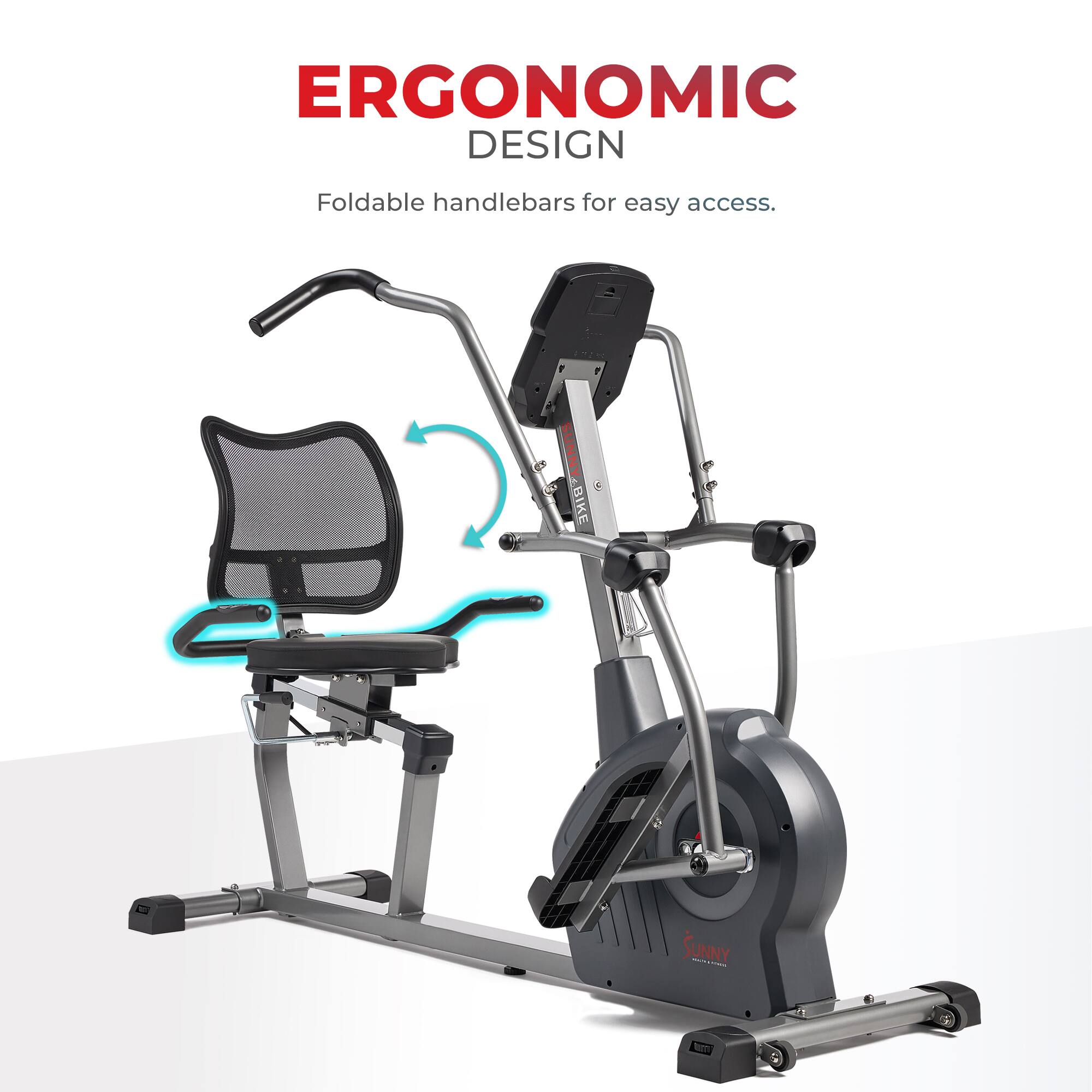 ERGONOMIC DESIGN Foldable handlebars for easy access. SUNNYBIKE SUNNY BIKE SUNNY