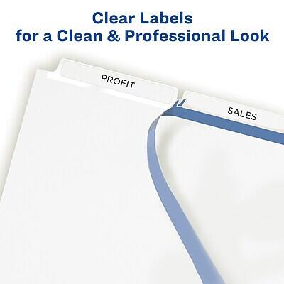 Clear Labels for a Clean & Professional Look

PROFIT

SALES