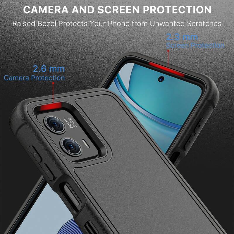 CAMERA AND SCREEN PROTECTION
Raised Bezel Protects Your Phone from Unwanted Scratches
2.3 mm Screen Protection
2.6 mm Camera Protection