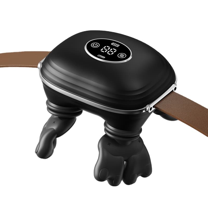Cluzine - Portable Electric Shoulder Blade Massager, Shiatsu Kneading Massager for Neck & Shoulder Pain Relief & Relaxation