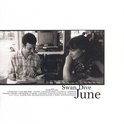 Sure, here is the corrected and grouped text:
---
**Swan Dive June**
1. LOKOIAWW 2 Trut Mady Dergily 3, Montaia Cabdule. Sak ANd CatOe 15 Swan Dive wng 4 A Ce MI Matake a Vie ES by Cak 1 June
---
This text appears to be a mix of song titles or track listings.