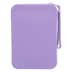 Front. Strapsicle - Strapsicle Clutch for E-Readers - Kindle, Paperwhite, Kobos, Nook - Anti-Dust Coating - Lilac.