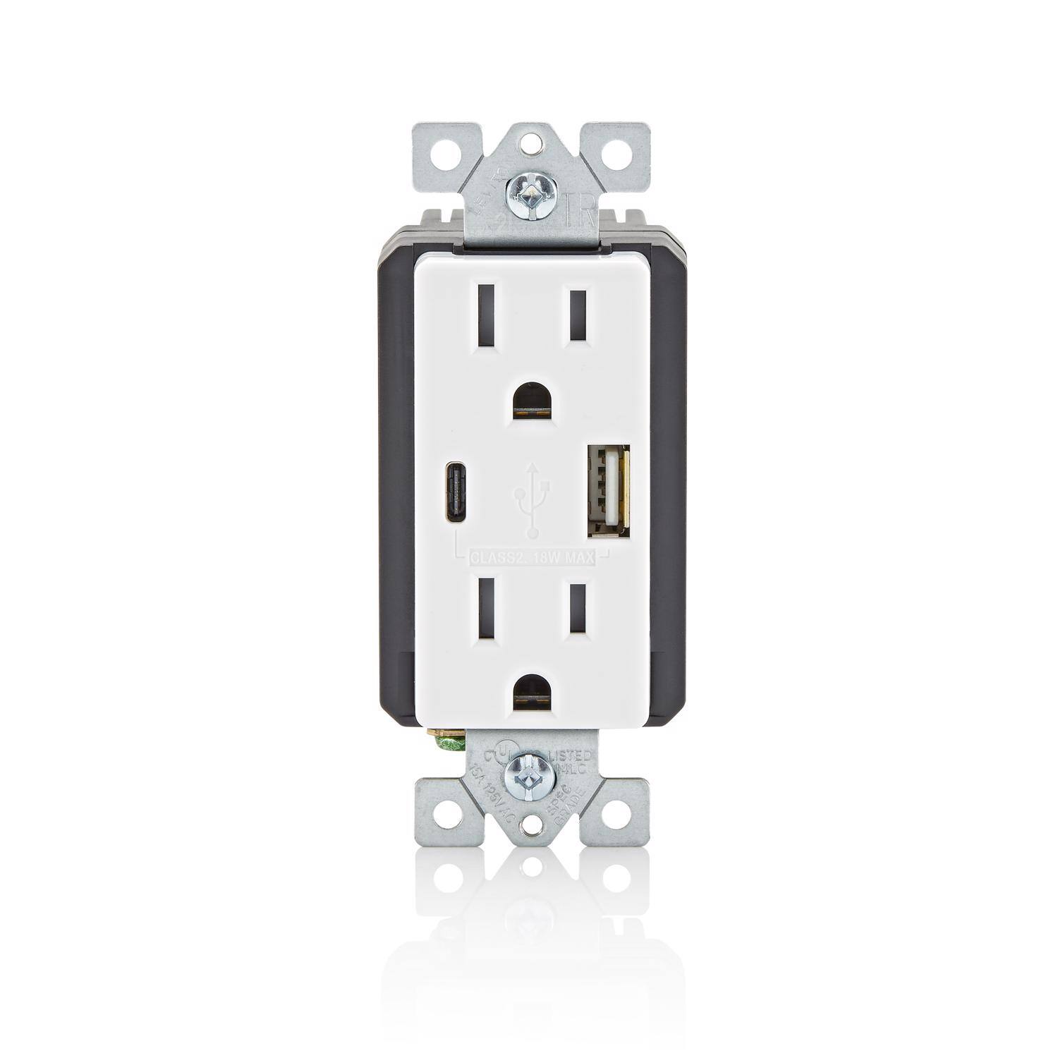 DAD  
CLASS 2 18W MAX  
15A 125VAC  
UL LISTED