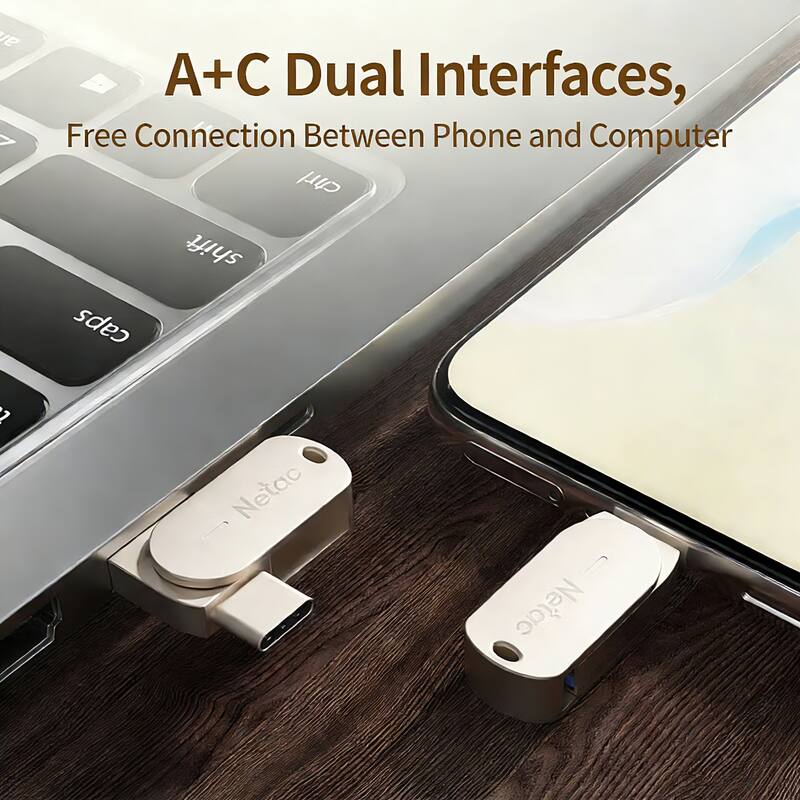 A+C Dual Interfaces, Free Connection Between Phone and Computer
