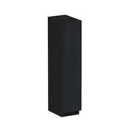 Boyel Living - 18-in W x 84-in H x 27-in D Shaker RTA Kitchen Pantry Tall Cabinet with Soft-Close - Black