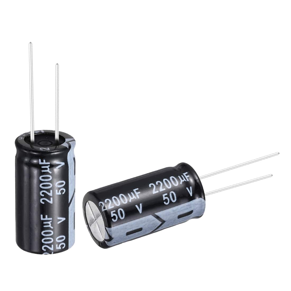 Unique Bargains - 2200uF 50V 16x30mm Electrolytic Capacitor, Radial Leads Aluminum, 12pcs, for Power Supplies/Audio/Lighting - Black price history on PriceWatchPro
