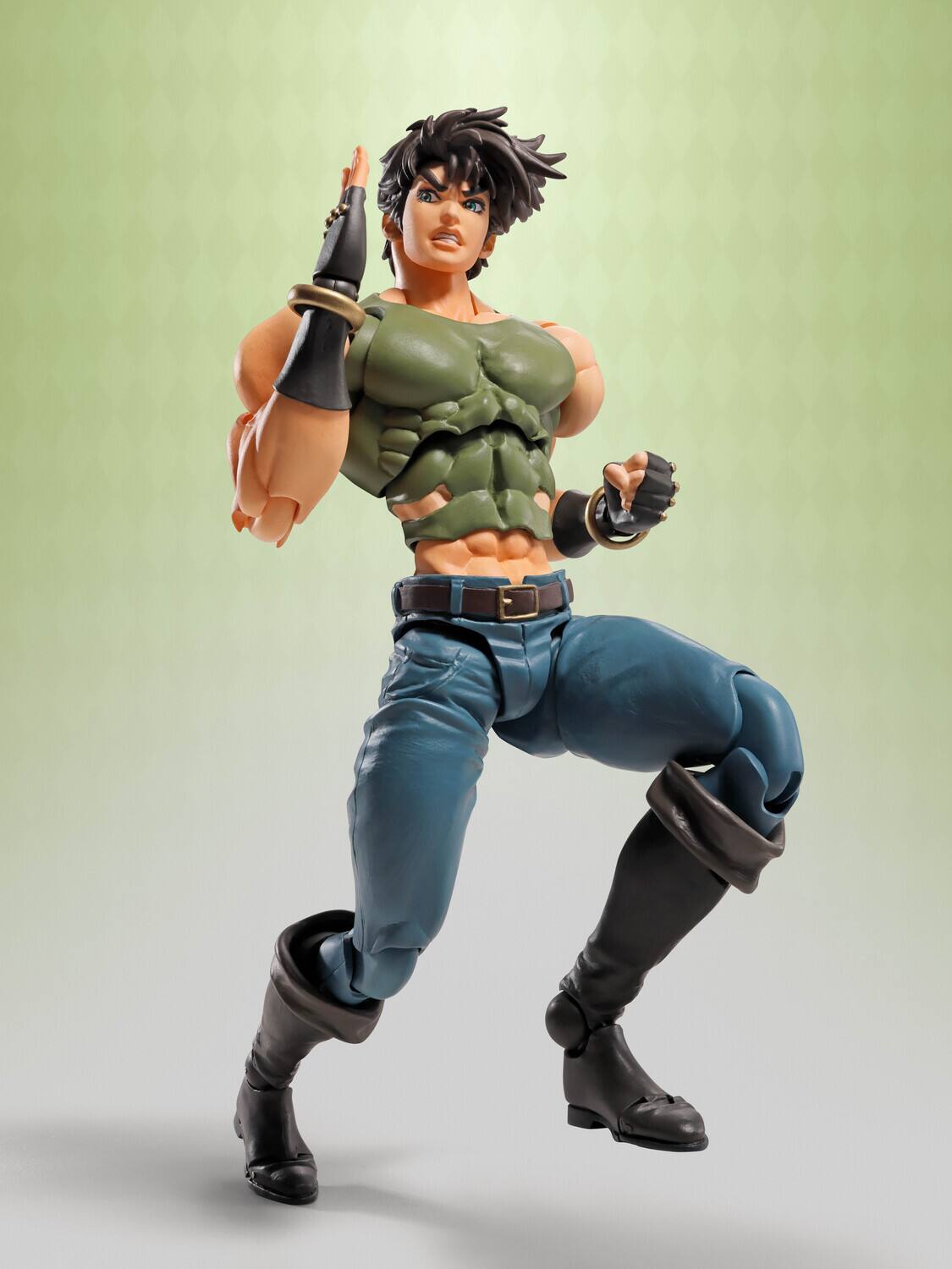 Alt View 3. Bandai - Tamashii Nations - JoJo's Bizarre Adventure - S.H.Figuarts - Joseph Joestar Action Figure   - COLLECTIBLES - Multicolor.