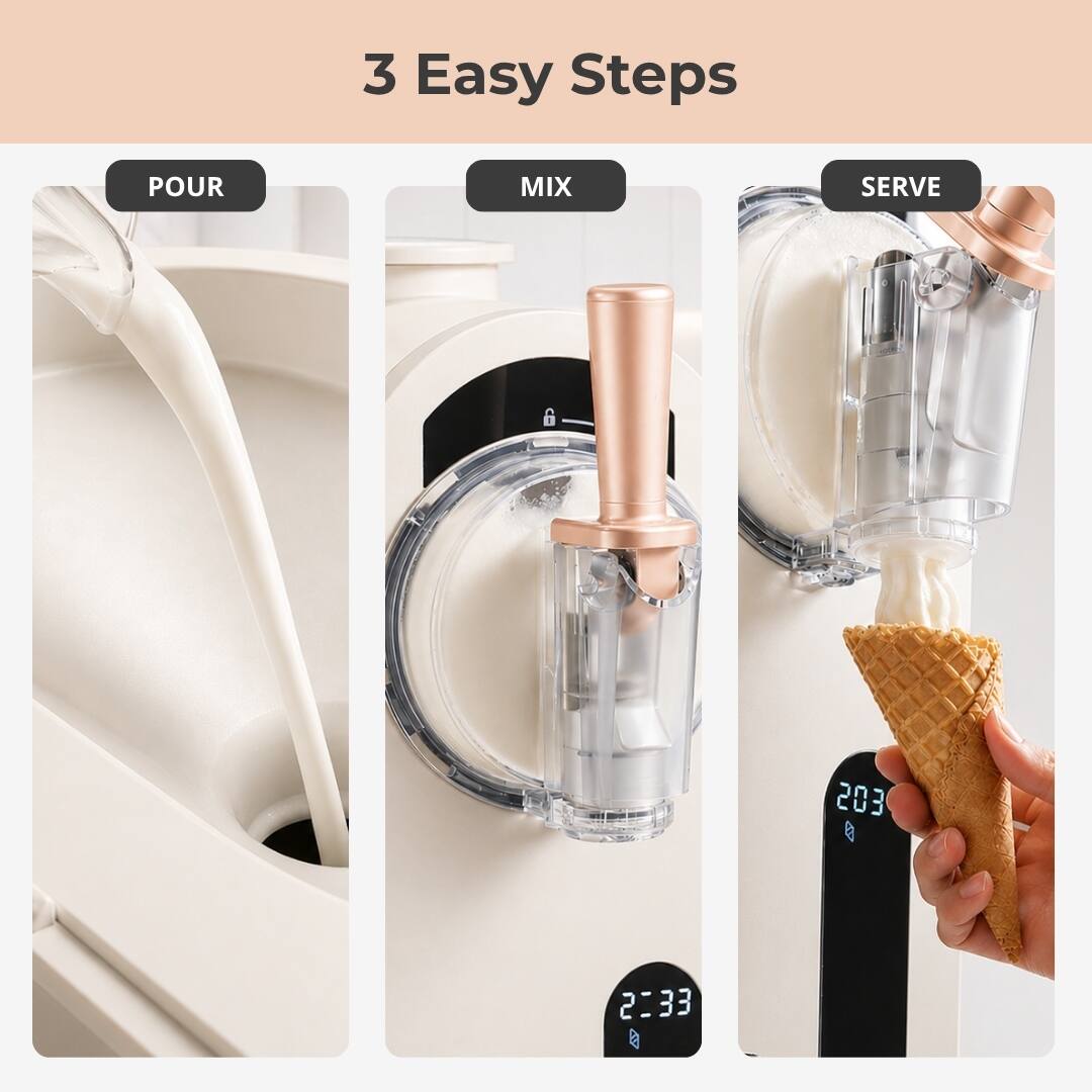 3 Easy Steps

POUR
MIX
SERVE