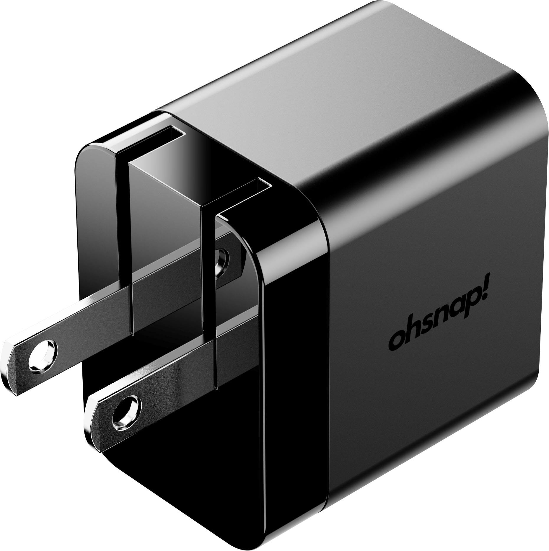Left. OhSnap - 35W Power Brick - Black.