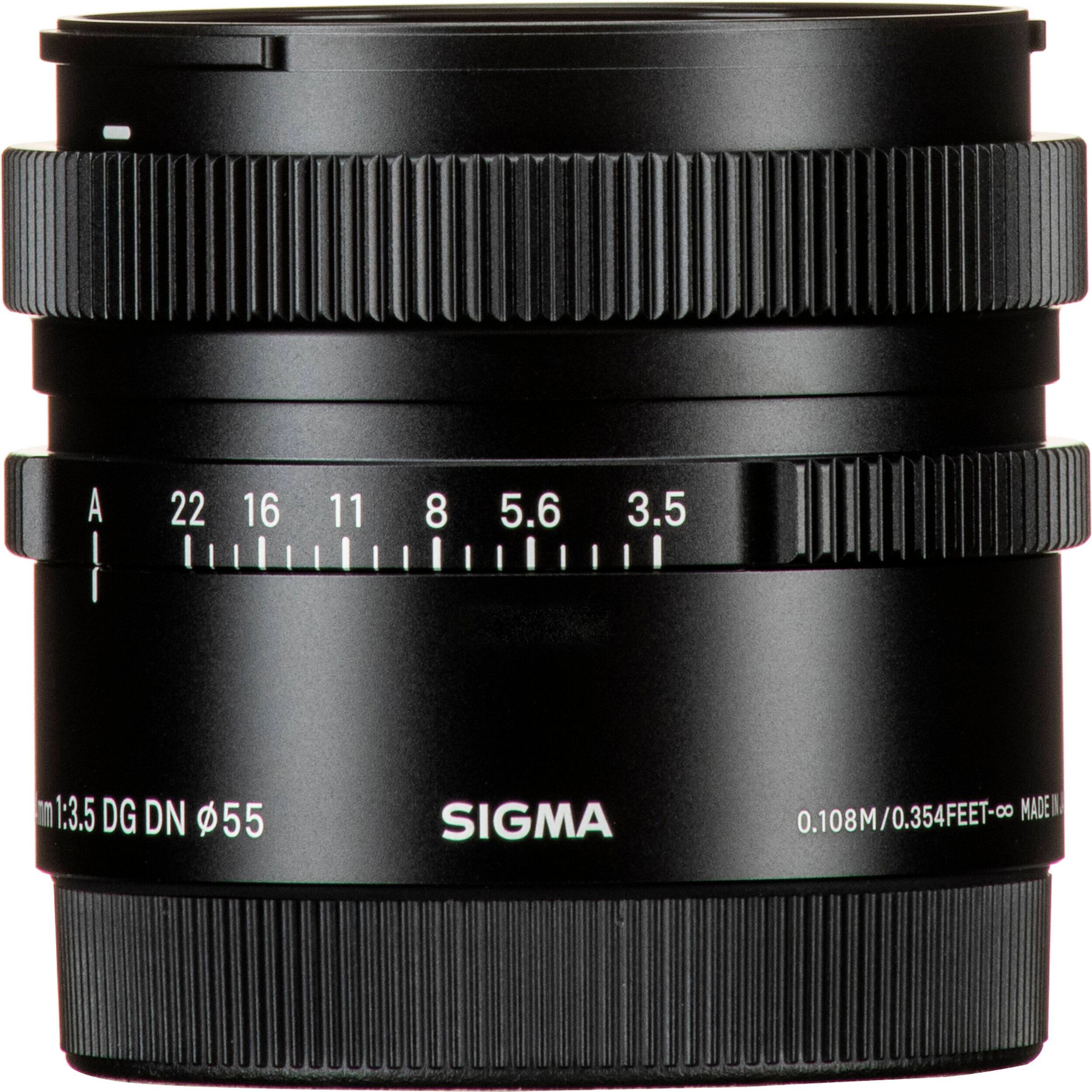 A I I  
22 16 11 8 5.6 3.5  
1:35 DG DN 55  
SIGMA  
0.108M/0.354FEET-∞ MADE IN