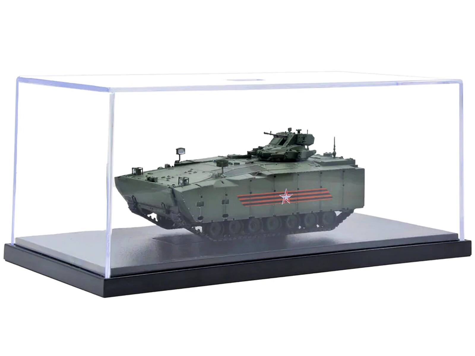 Alt View 1. Panzerkampf - Russian (Object 693) Kurganets-25 Armored Personnel Carrier Moscow Victory Day Parade 1/72 Diecast Model by Panzerkampf - Green.