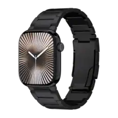 Front. Ultra Supply Co - Titanium Band for Apple Watch Series 11 / 10 - Jet Black.