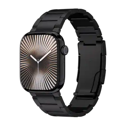 Front. Ultra Supply Co - Titanium Band for Apple Watch Series 11 / 10 - Jet Black.