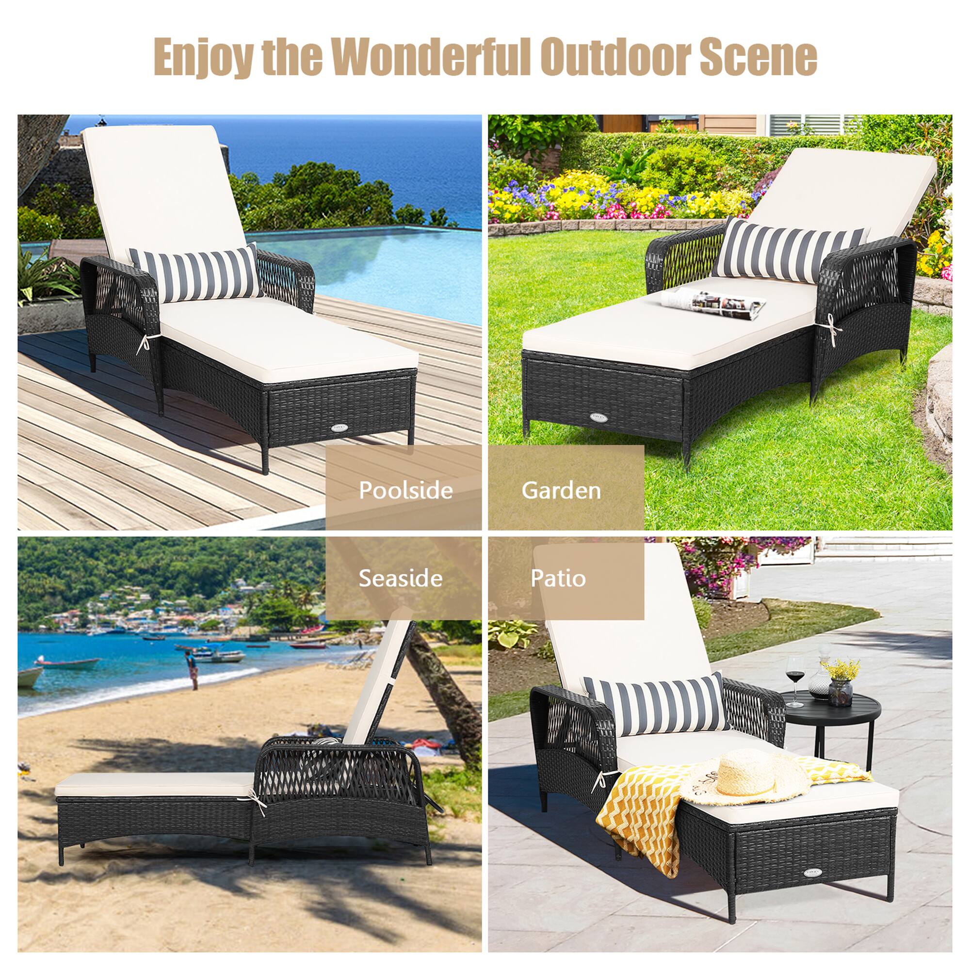 Enjoy the Wonderful Outdoor Scene

Poolside
Garden
Seaside
Patio