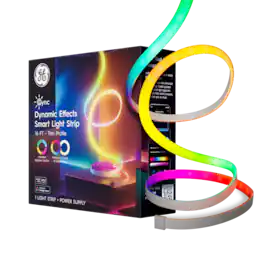 Cync - Dynamic Effects Smart LED Light Strip, Color Changing, 16ft, 1pk - Full Color