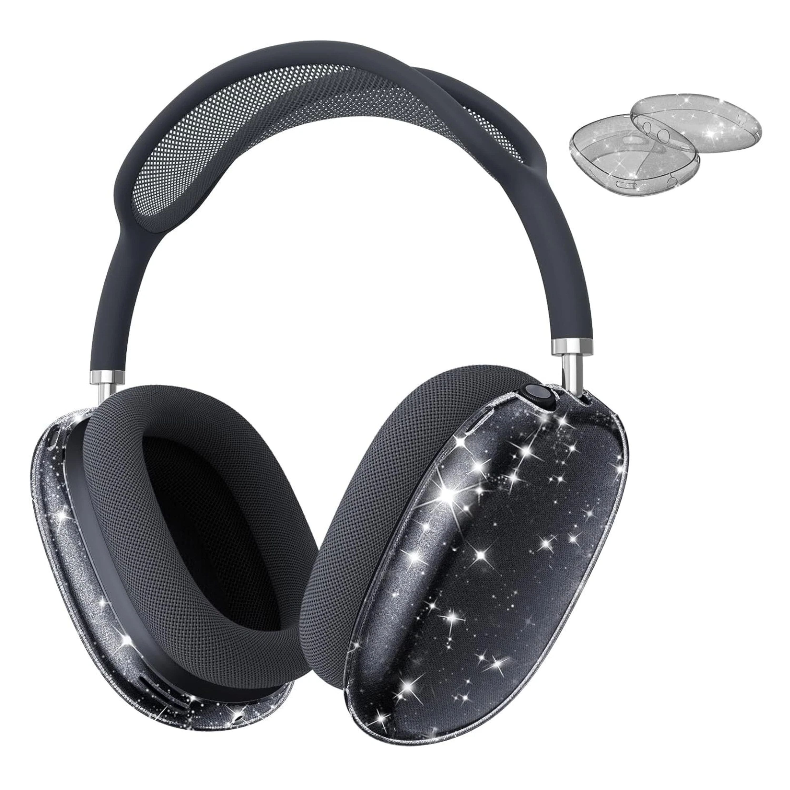 Kitcheniva - Soft TPU Clear Protective Case For AirPods Max Headphones - Glittering Black price history on PriceWatchPro