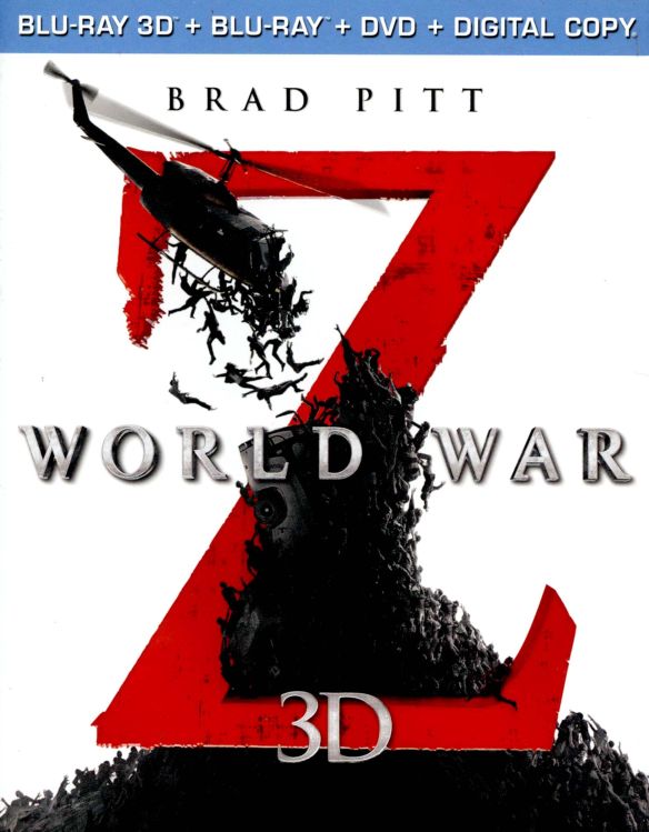  World War Z 3D [Unrated] [3 Discs] [Includes Digital Copy] [3D] [Blu-ray/DVD] [Blu-ray/Blu-ray 3D/DVD] [2013]