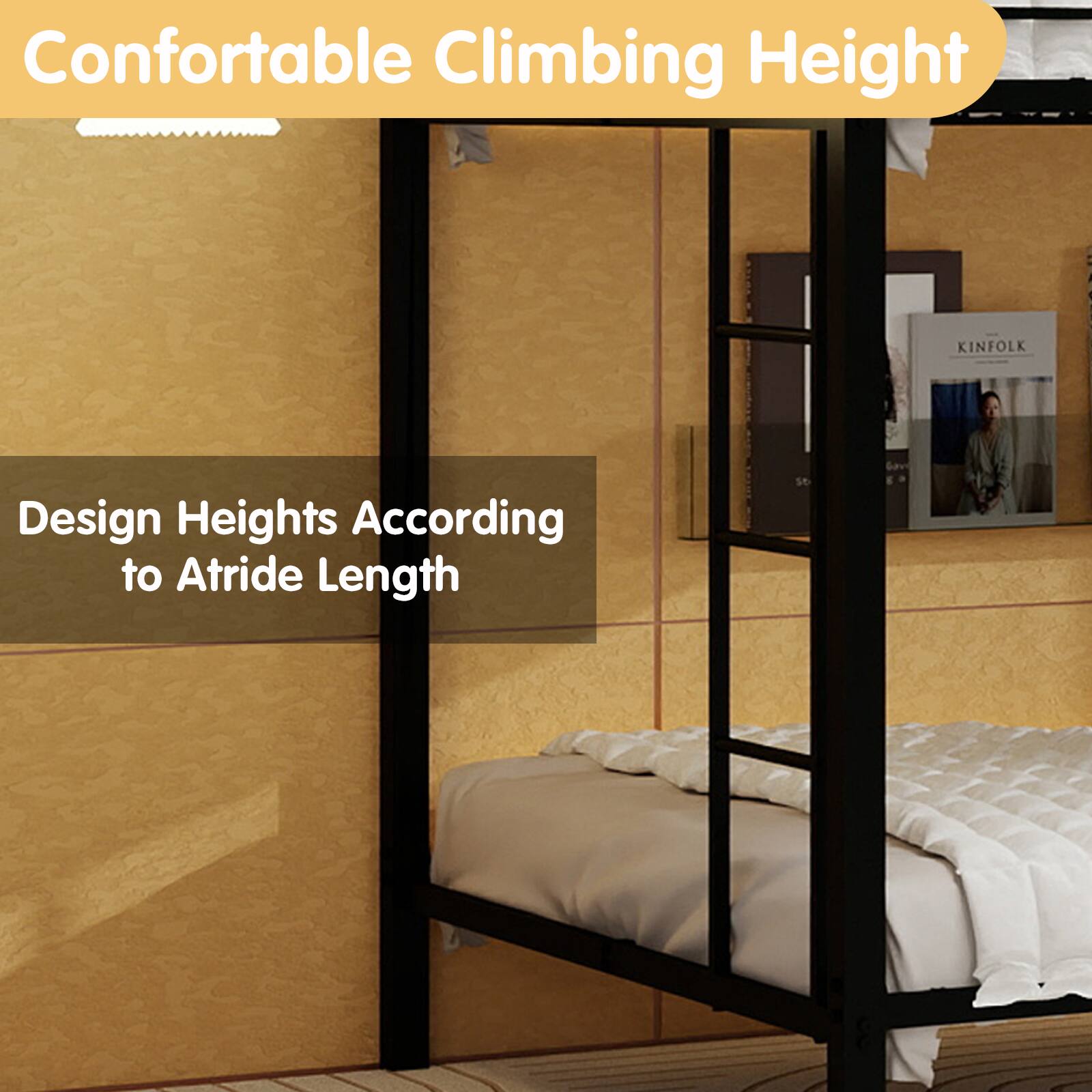 Comfortable Climbing Height

Design Heights According to Atride Length
