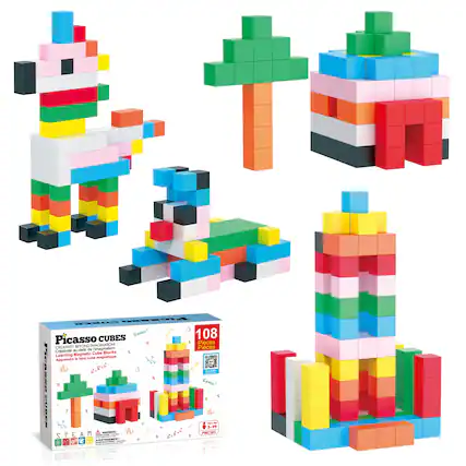 Picasso CUBES MAGINATION
108 Pieces
Creativity Beyond Imagination
Learning Magnetic Cube Blocks
Apprendre le bloc cube magnétique
STEAM
3-99
PMC303
