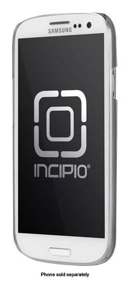 Front. Incipio - feather SHINE Shell Case for Samsung Galaxy S III Cell Phones - Silver.