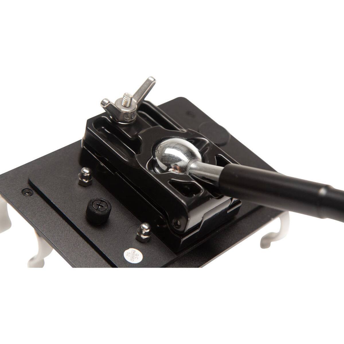 Alt View 4. NANLITE - Nanlite Pavotube T12 LED Tube Double Bank Gooseneck Mount with 5/8" Receiver.