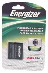 Energizer - Rechargeable Li-Ion Replacement Battery for Canon NB-11L - Front_Zoom