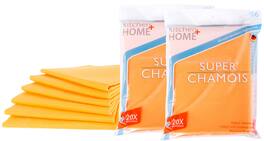 Kitchen + Home - Shammy Cloths - Super Absorbent Cleaning Towels - 12 Pack - Orange