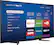 Angle. Insignia™ - 55" Class (54.6" Diag.) - LED - 1080p - Smart - HDTV Roku TV - Black.