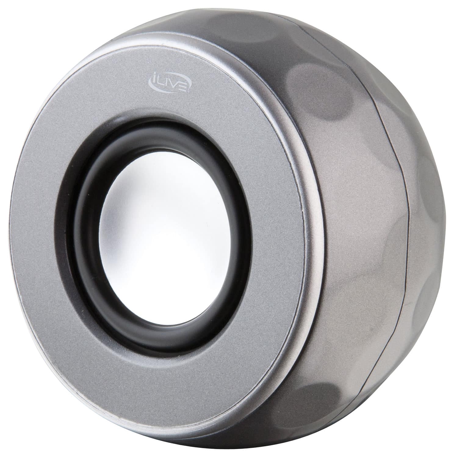 Front. iLive - Wireless Speaker for Most Bluetooth-Enabled Devices - Silver.